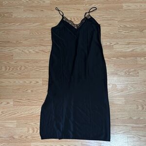 AE x The Ziegler Sisters Lace Midi Slip Dress